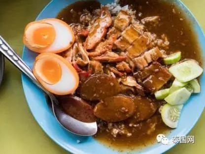 泰国叉烧饭，泰国风味中国血统的街头美食！