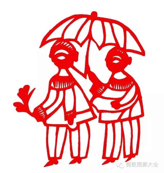 民俗剪纸:人物剪纸欣赏