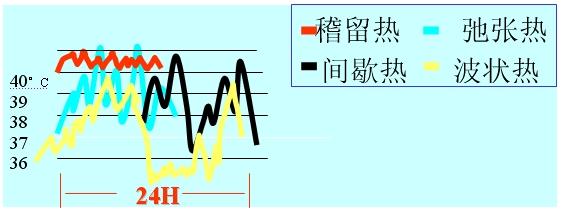 教育 正文  注:图片来源于网络 稽留热:体温恒定于39-40℃以上,持续数