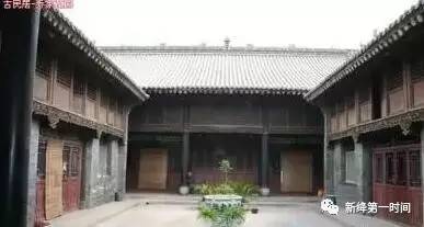 原乔家花园面积较大,现仅留一四合院建筑,布局为四鬼抬轿四合院.