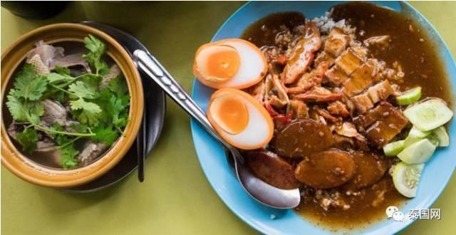 泰国叉烧饭，泰国风味中国血统的街头美食！