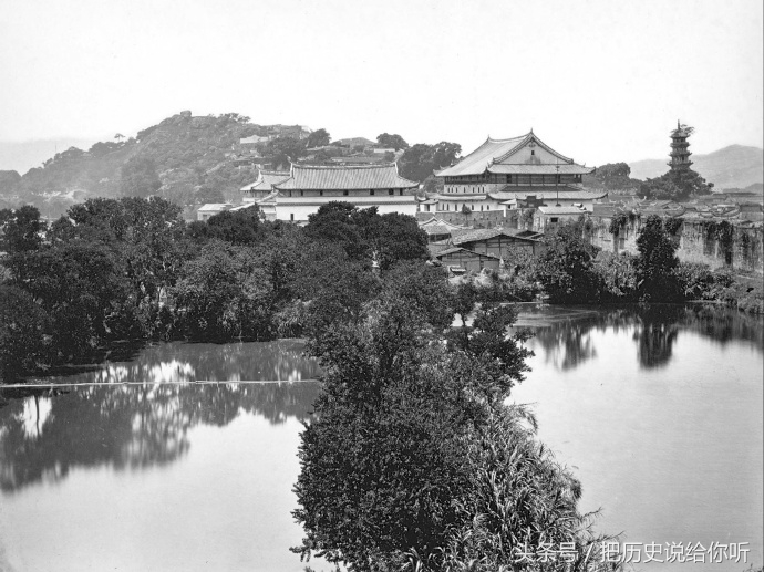 老照片:十九世纪末的福建福州,山美水美建筑美