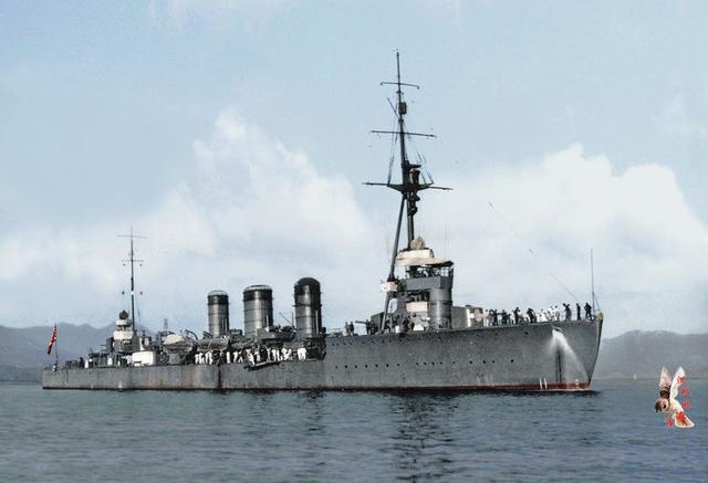 二战时期日本海军主力战舰彩色照片