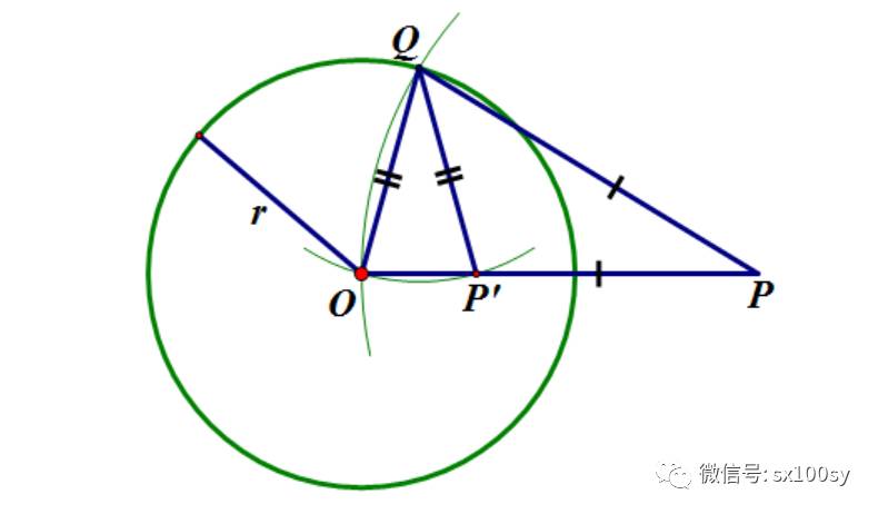 附录3:作两个圆的共切线.用尺规作图可以实现.
