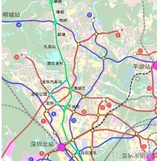 真的吗地铁四号线拟建支线延伸至九龙山及章阁龙华人有话要说