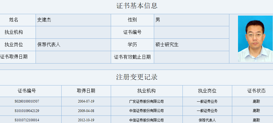 金正大更换保荐代表人 中信证券程楠接替史建杰(图)