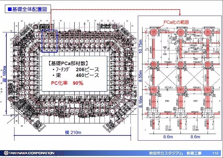 从大阪钢巴足球场建造施工看装配式建筑的巨大优势