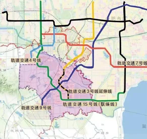 肥西5条地铁 肥东3条地铁 长丰8号线?合肥三县