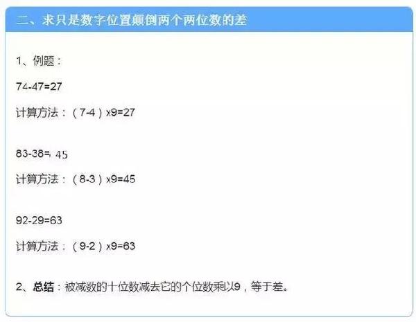 一分钟数学速算