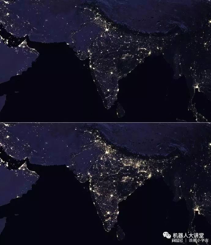 nasa公布"地球之夜"地图 原图9.33亿像素图片