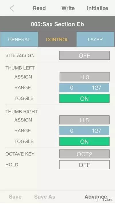 roland ae-10 电子吹管的音色现在可以在 iphone 上直接编辑了