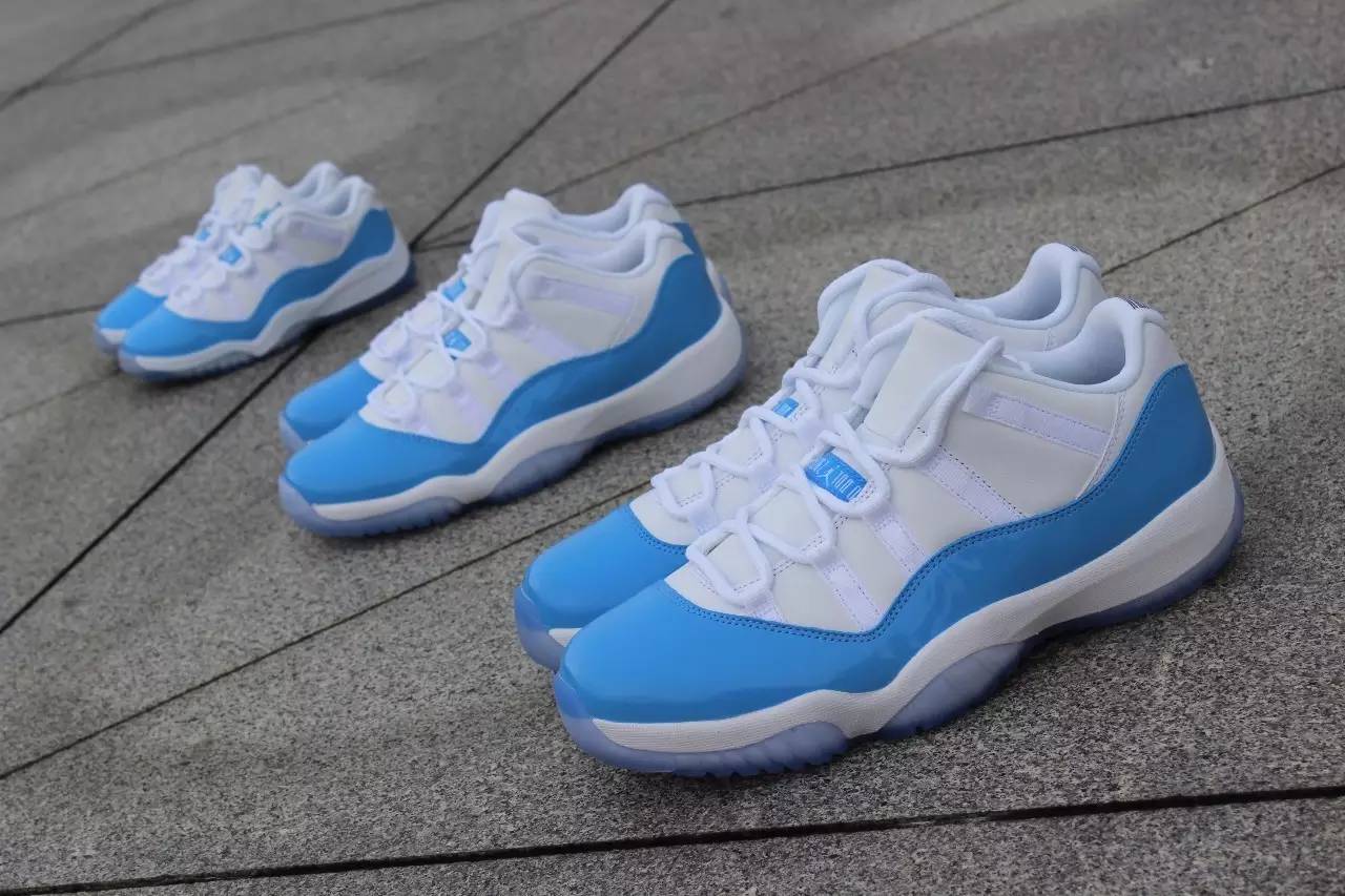 bt重点发售【清爽白蓝 air jordan 11low"u