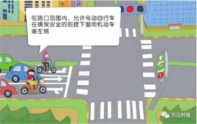 在没有非机动车道的道路上,电动自行车应当靠最右侧车道的