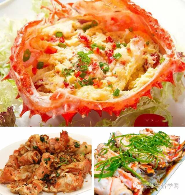 100%鲜活海鲜食材$438(10磅)$288(6磅),$368(8磅)生猛皇帝蟹套餐年末