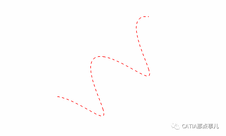 以此条线为中心,用圆形扫略中的center and radius命令做一个圆管出来