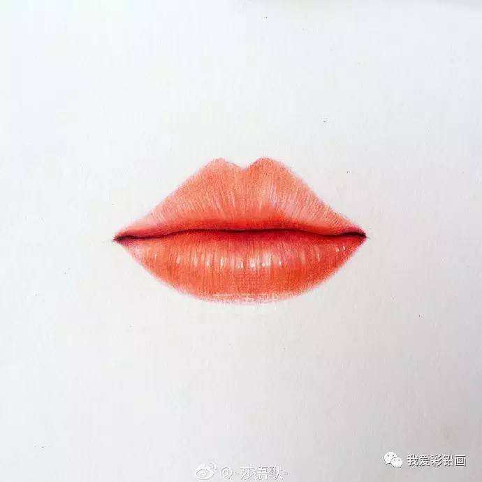 干货教程:教你画一个嘴唇