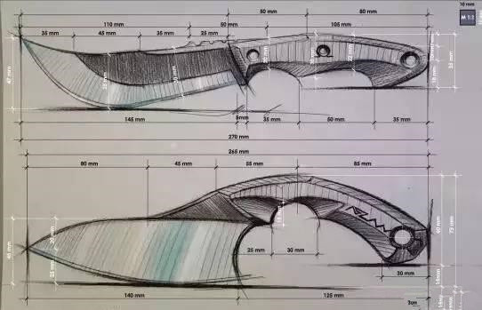 刀具设计图:每一位名刀匠都是灵魂画手