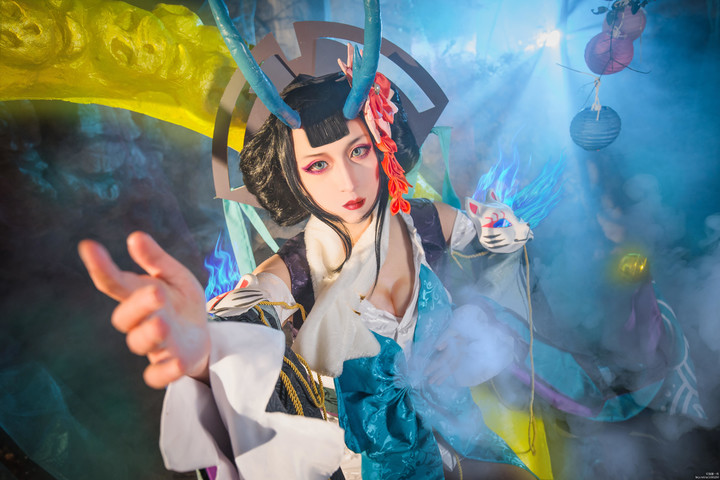 阴阳师阎魔cosplay