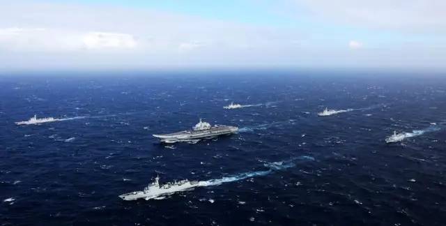 2016年7月8日,中国海军南海,北海和东海三大舰队在海南岛至西沙附近海