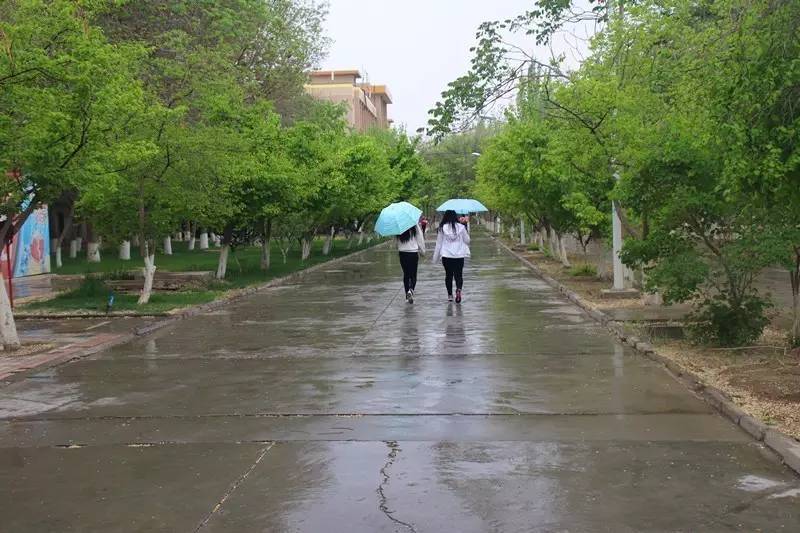 在小雨中漫步,更有一番难得的惬意.