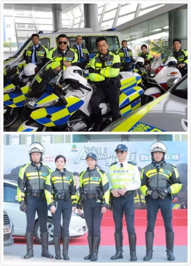 《铁马战车》中香港交通骑警制服(图片来源:网络)香港警察乐队在一些