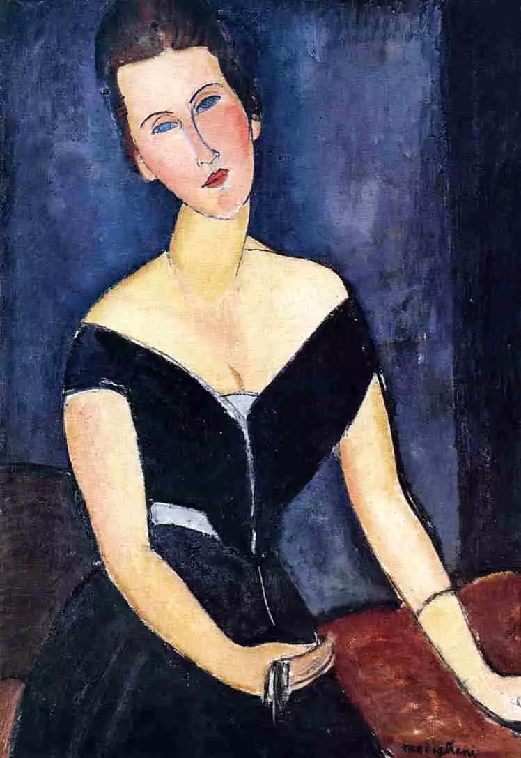 amedeo modigliani - 乔治夫人面包车muyden 画家笔下的女神 - 最