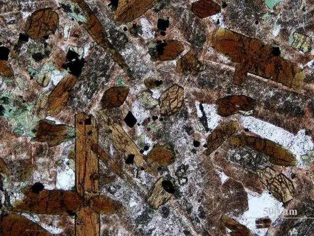 微观世界的奇幻之旅显微镜下看五彩岩石
