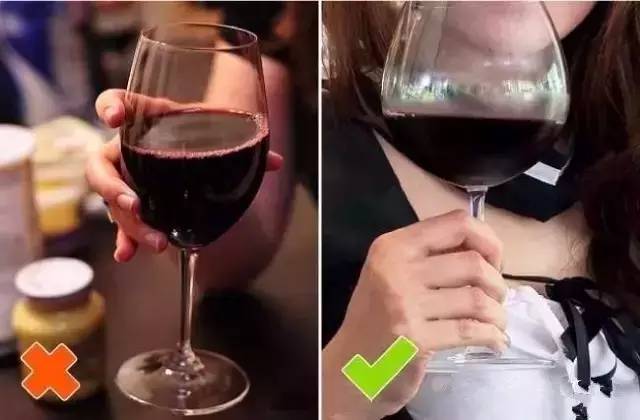 其它 正文  4,去高级餐厅喝红酒的时候 千万不能直接抓起整个红酒杯