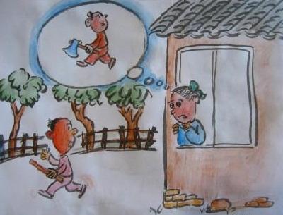 以什么为邻的成语_以成语为主题的儿童画(2)