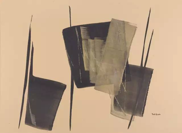 抽象| 日本抽象代表画家篠田桃红:孤独是理所当然的事