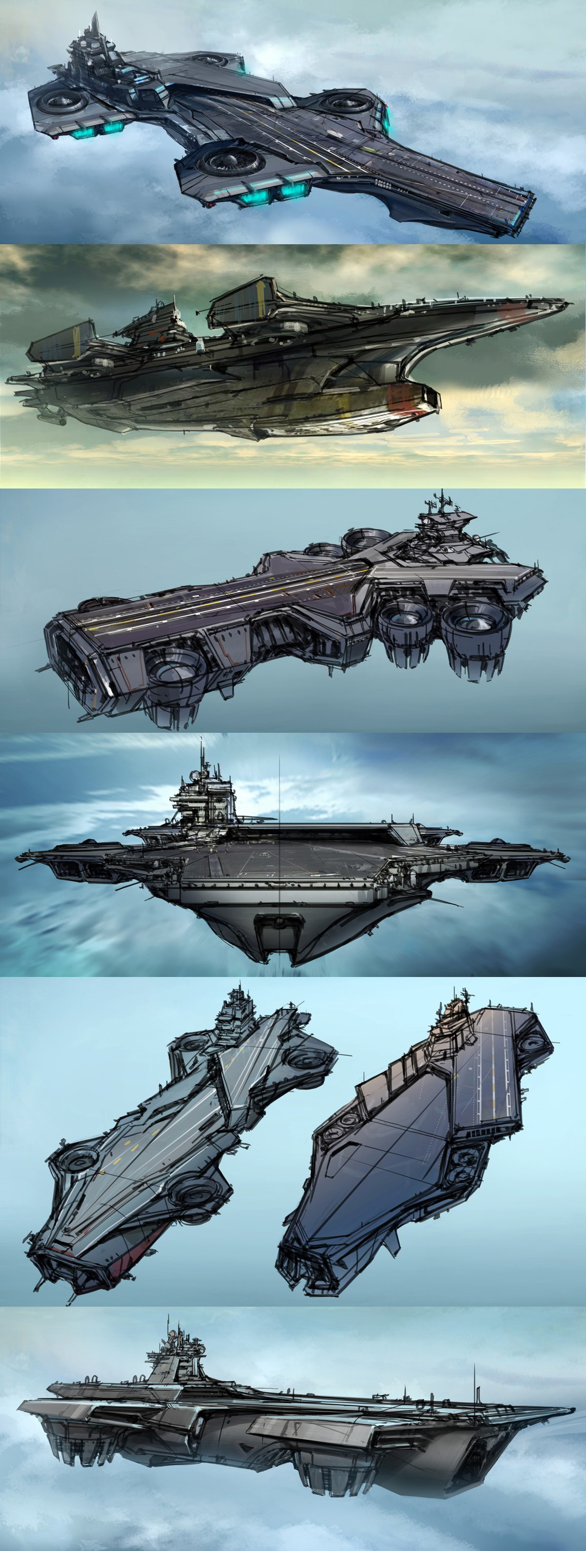 未来地球帝国体型庞大的宇宙战舰还有轰天航母是不是很强大?