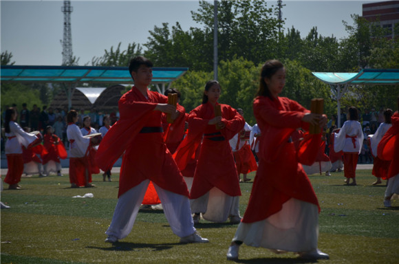 廊坊师范学院17年田径运动会暨阳光体育大会开幕