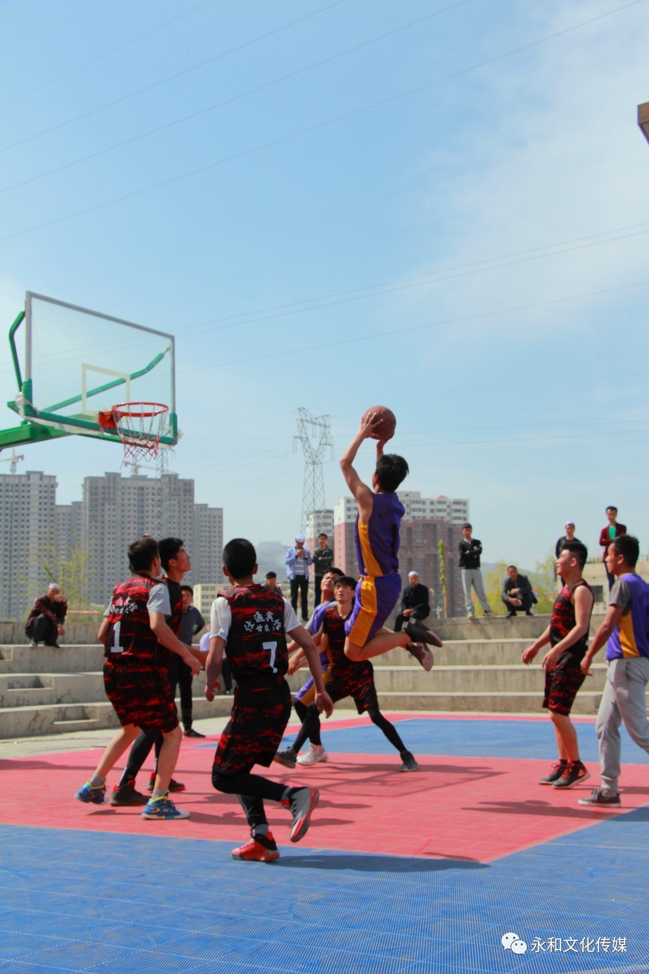 第七届广河杯高校大学生篮球赛今天正式开始