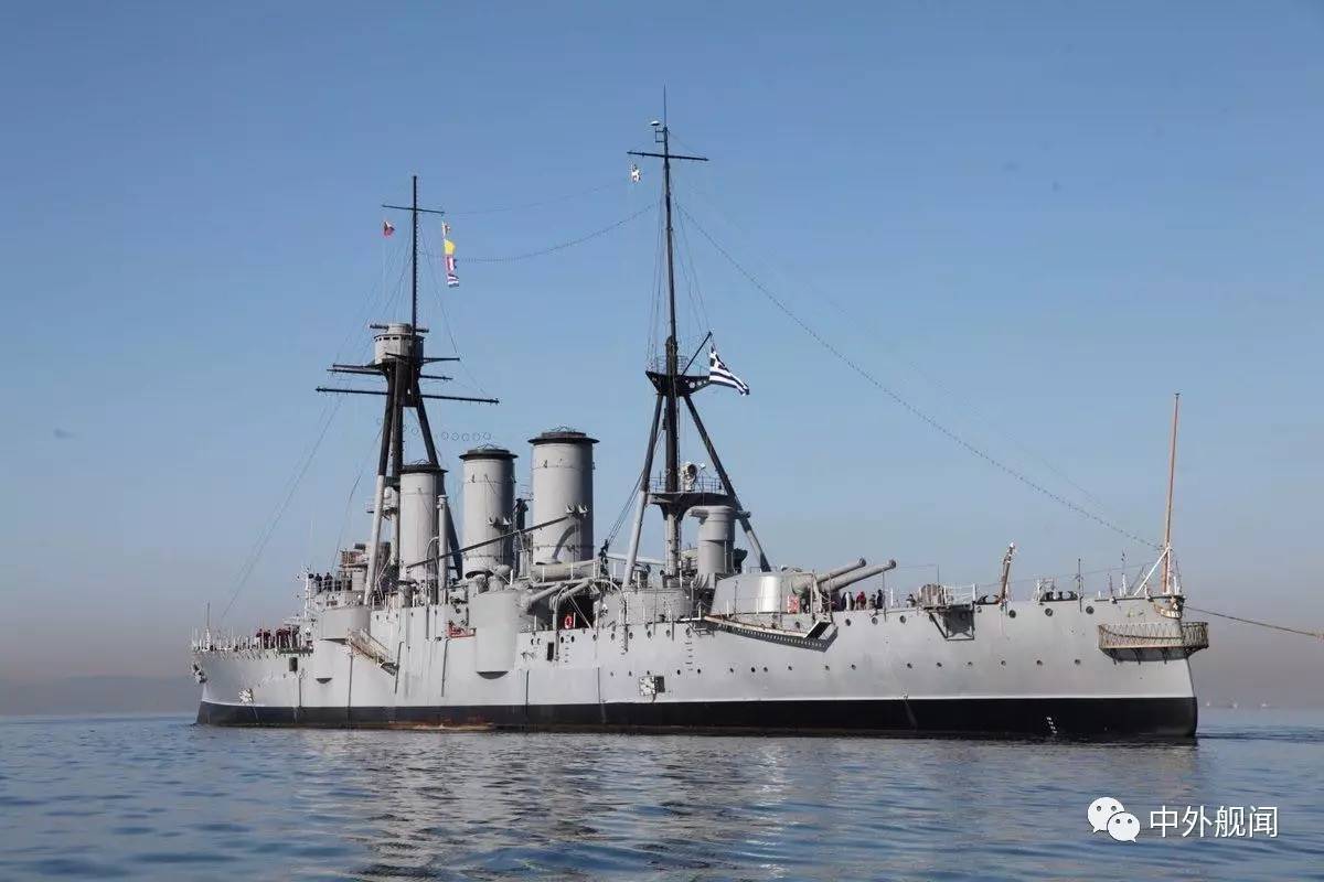 【今日舰图】希腊海军乔治·埃夫洛夫号装甲巡洋舰