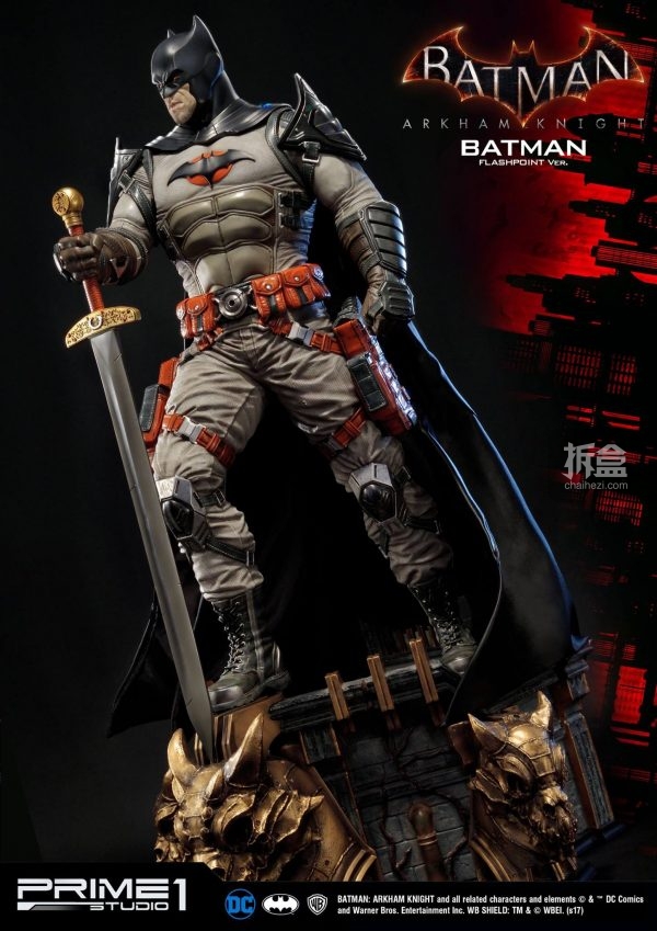 studio《蝙蝠侠:阿卡姆骑士》batman flashpoint version 闪点蝙蝠侠