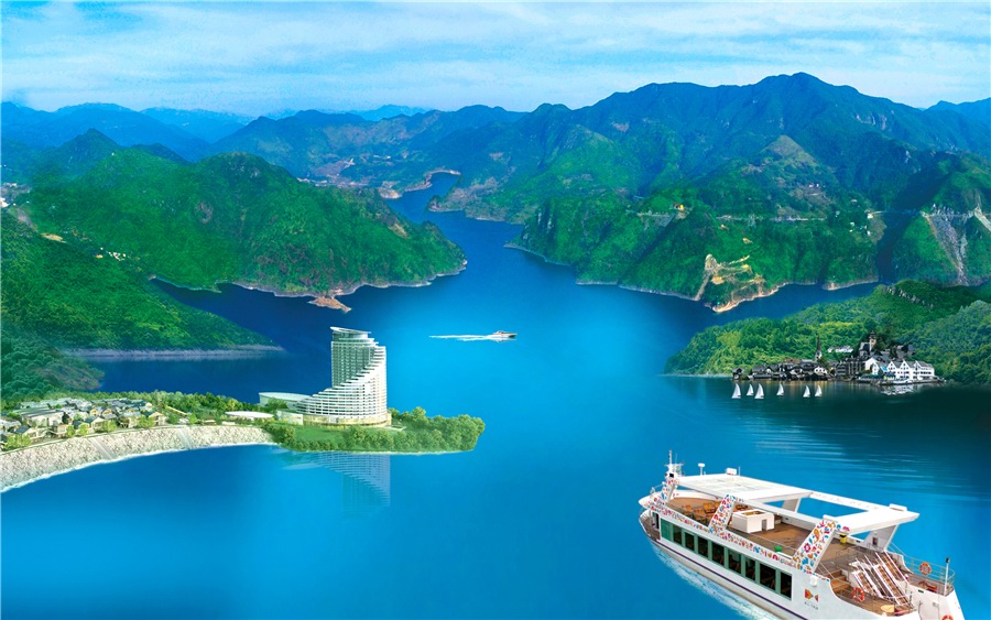 千峡湖生态旅游度假区首航仪式举行