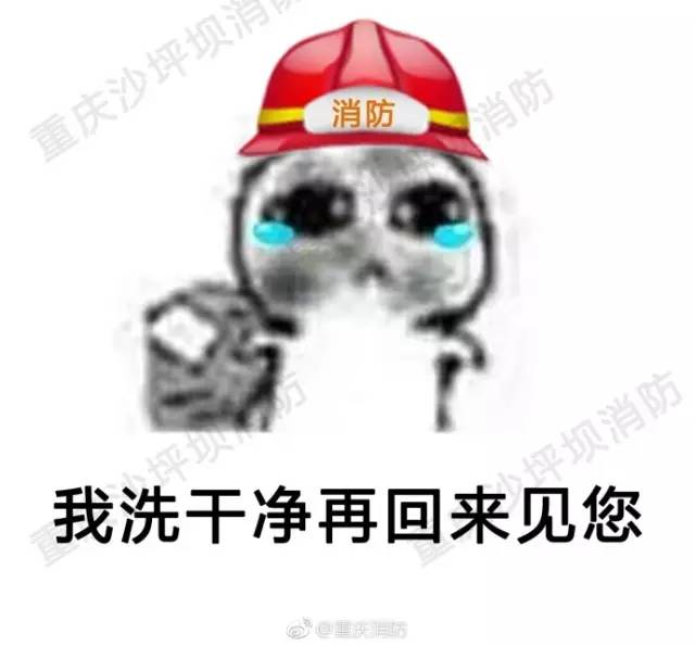 分享一组超级萌的表情包丨妈,我灭火回来了!