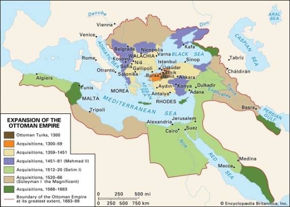 奥斯曼帝国的崛起与衰落