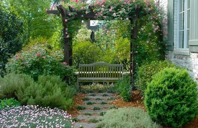 30款田园风光庭院花园入口设计 |最美藤架