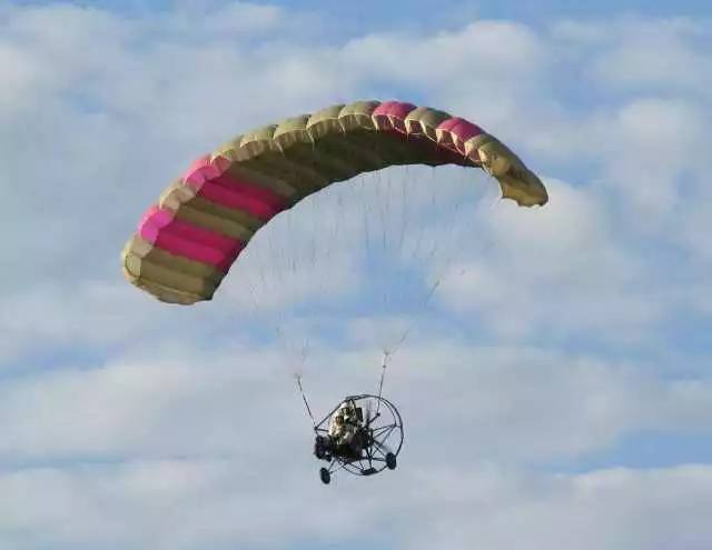 动力伞,也称动力滑翔伞,是飞行伞的一种,全称动力滑翔伞,是个人休闲