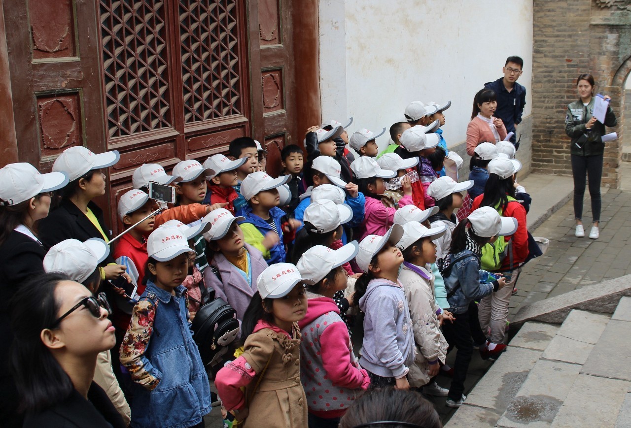 蒲城鼎晟教育研学旅行小学生走进仓颉庙景区