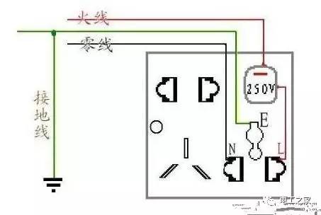 3.开关不控制插座,而是接照明