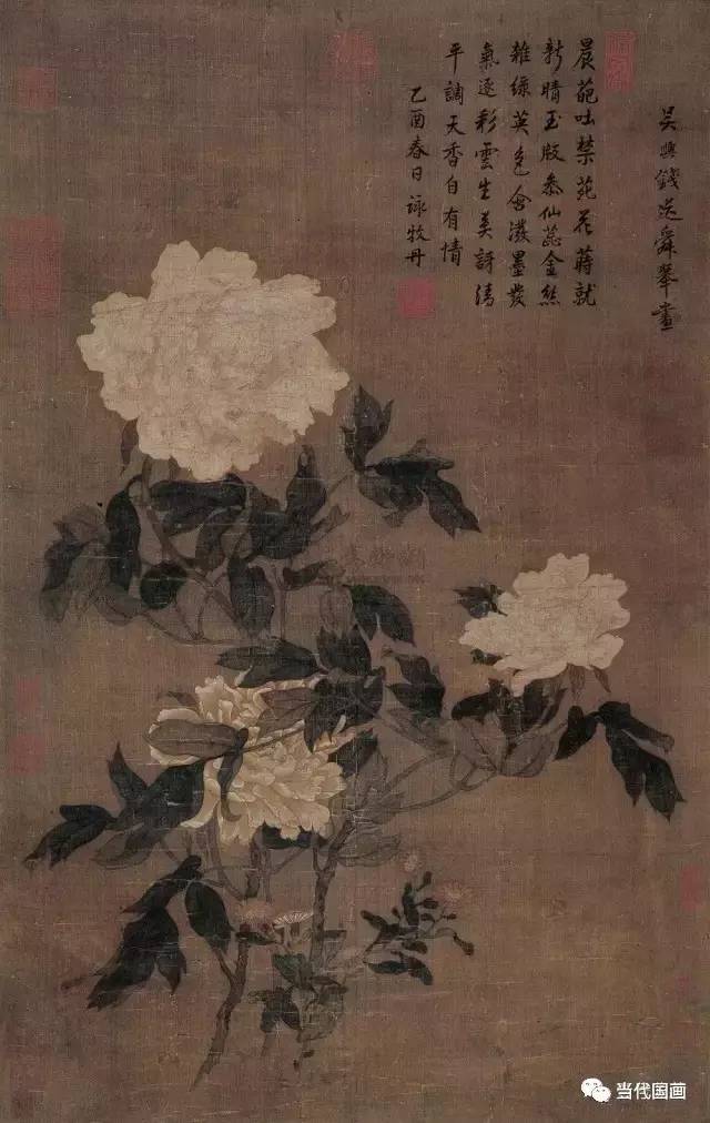 最经典的钱选花鸟画50幅,养眼!