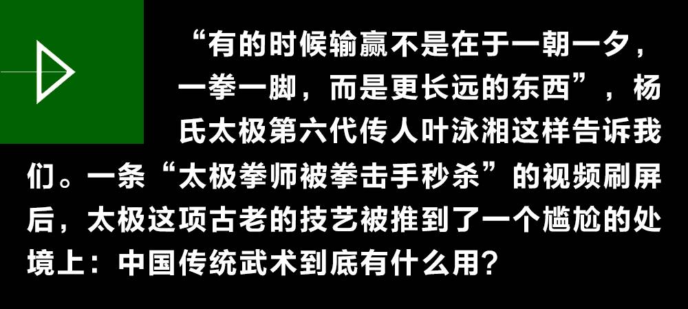杨氏太极传人叶泳湘:太极的要义究竟是什么?