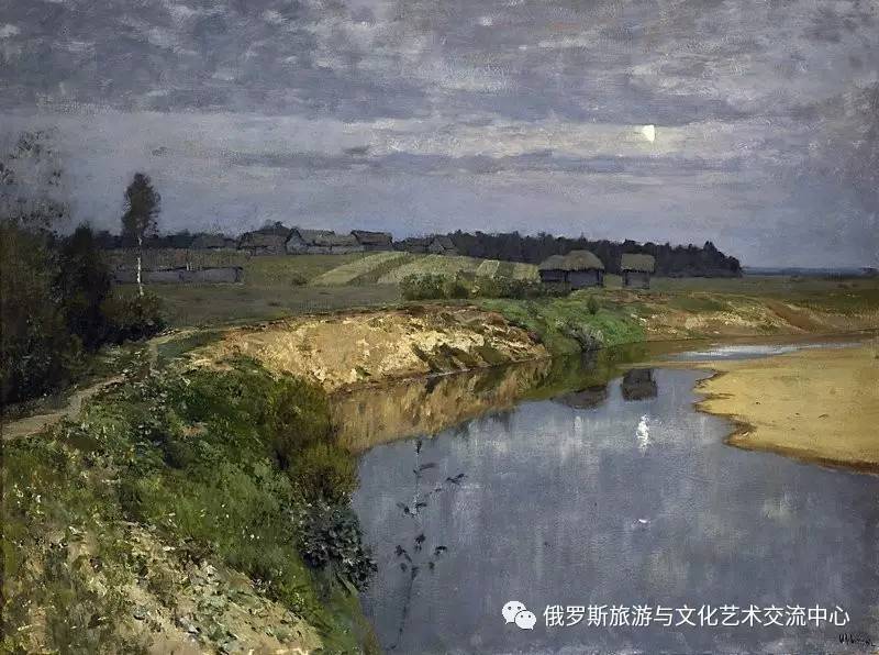 艺术俄罗斯风景画家列维坦的作品