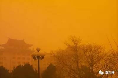 描写老北京沙尘暴