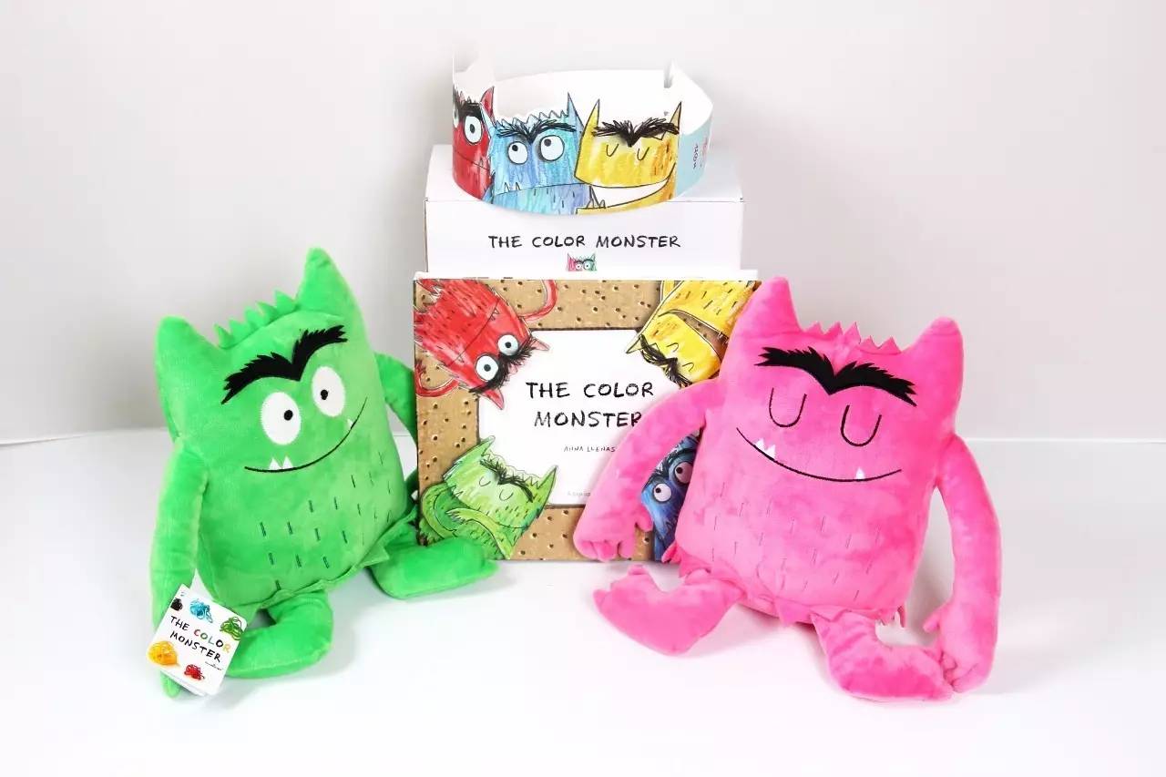 the colour monster soft toy