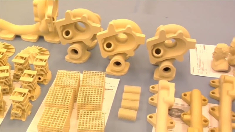 Voxeljet 3D打印蜡型进行熔模铸造部件视频解读