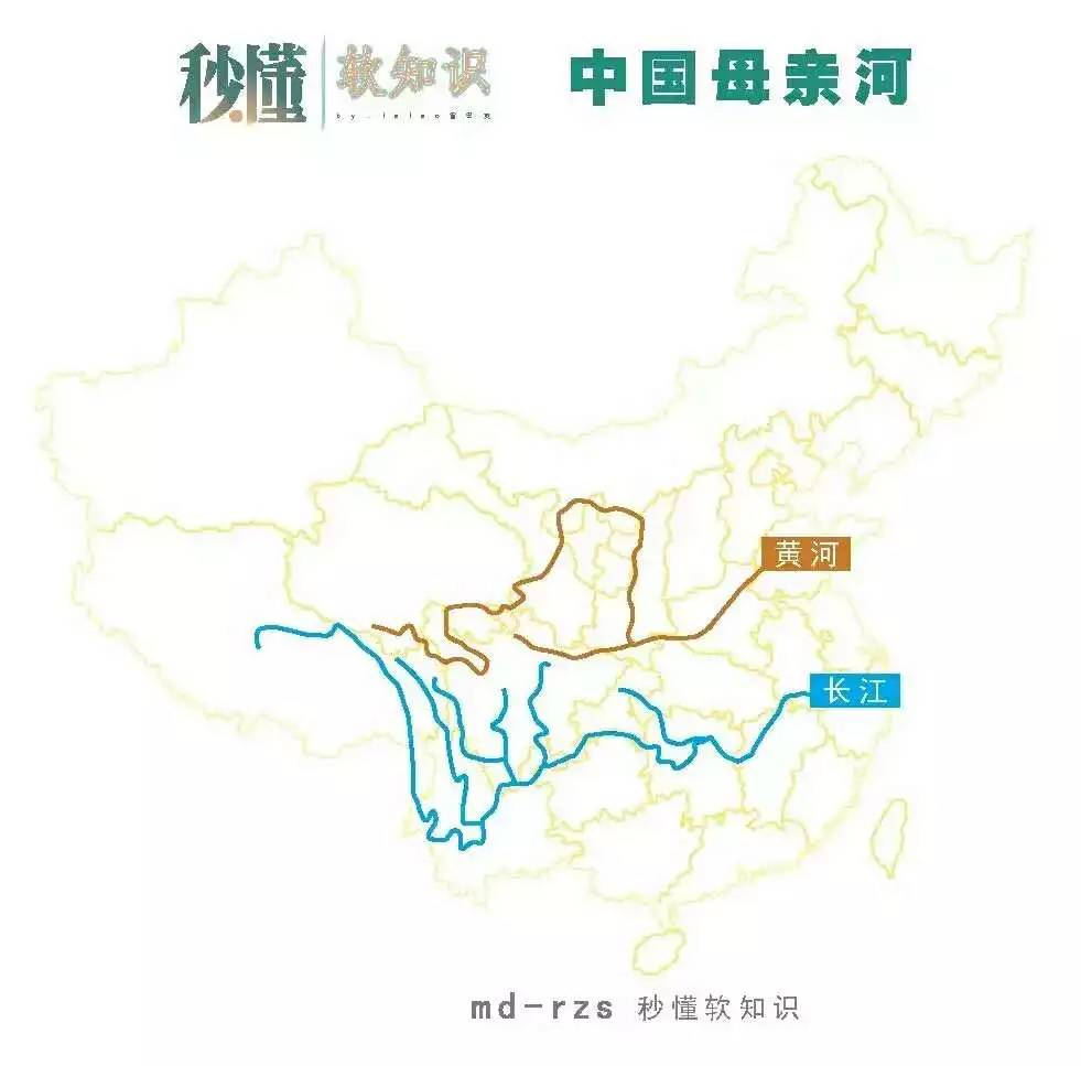 谜之脑洞,终于参透中国江河地图图片