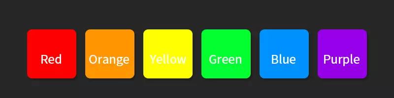 我们从色环的排列顺序 红,橙,黄,绿,蓝,紫 开始依次分析吧 ▼ 红 色